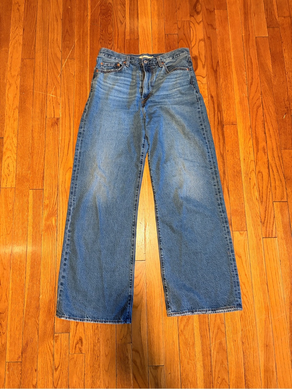 Levi’s ribcage Wide-Leg Women's Jeans in Medium Blue